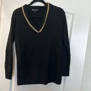 I.N.C Gold Chain Sweater